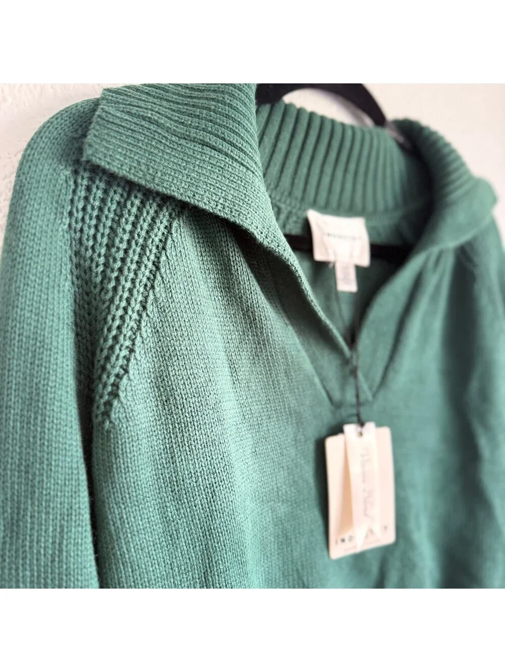 INDUSTRY Republic Clothing Teal Green Knit Sweater NWT S/P